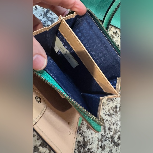 Kate Spade Aqua Satchel and Wallet - Picture 2 of 9